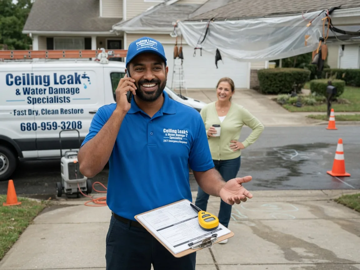 Ceiling Leak Cleanup Pemberville, OH FAQs